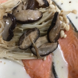 電子レンジで簡単に！レンジで簡単！銀鮭のクリーム煮